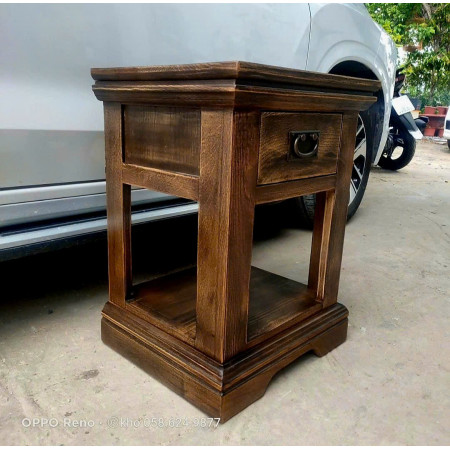 Dark Walnut Oil : Tủ 1 Ngăn Kéo Gổ Sồi 